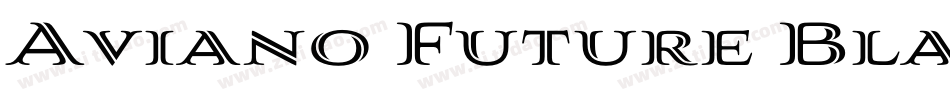 Aviano Future Black Regular字体转换